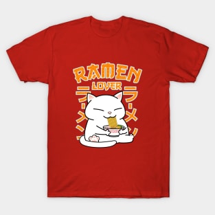 Ramen Lover Chubby Cat T-Shirt